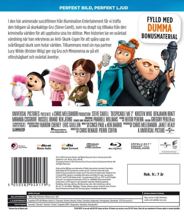 Despicable Me 2  (2013) / Dumma mej (Blu-Ray)
