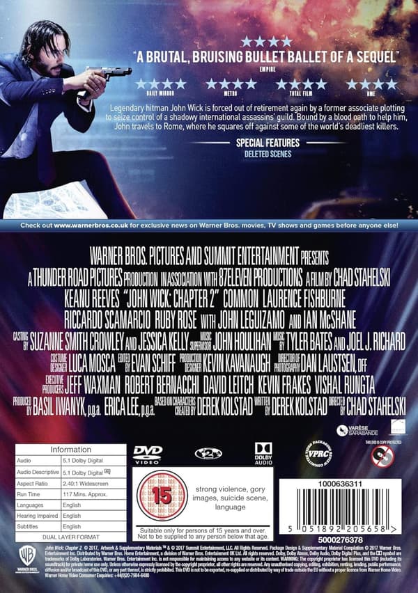 John Wick: Chapter 2 (2017) (DVD)