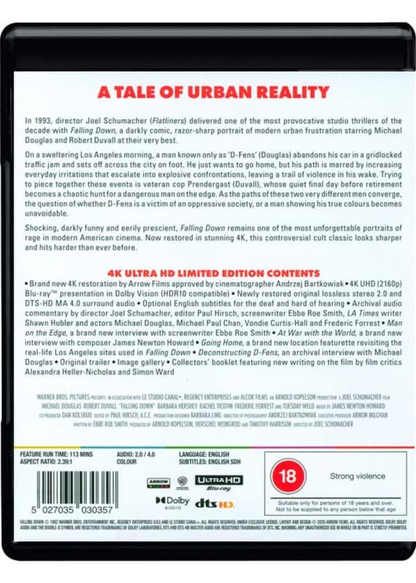 Falling Down (1993) (4K UHD) Limited Edition