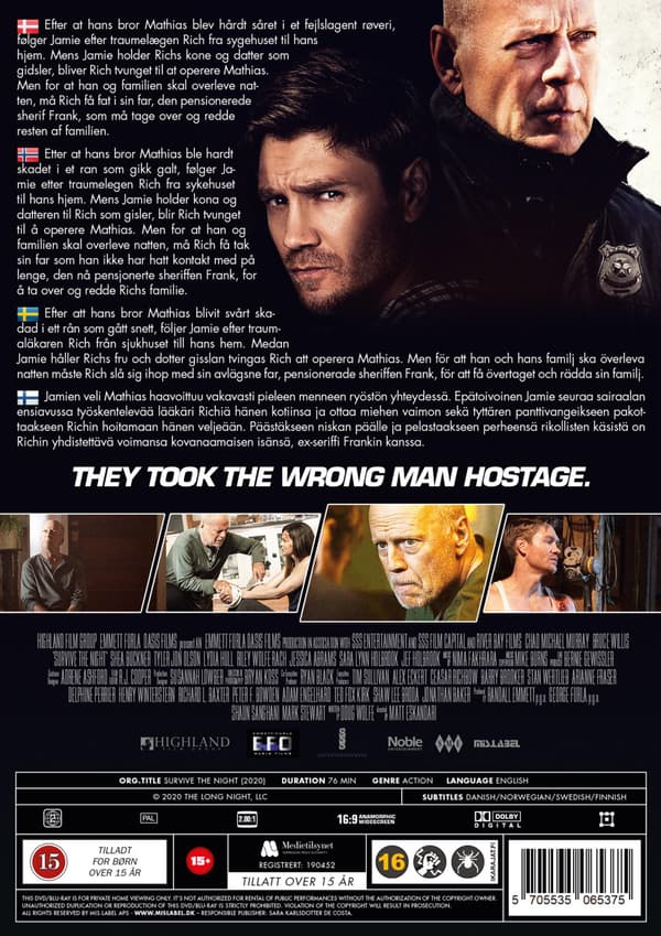 Survive the Night (2020) (DVD)