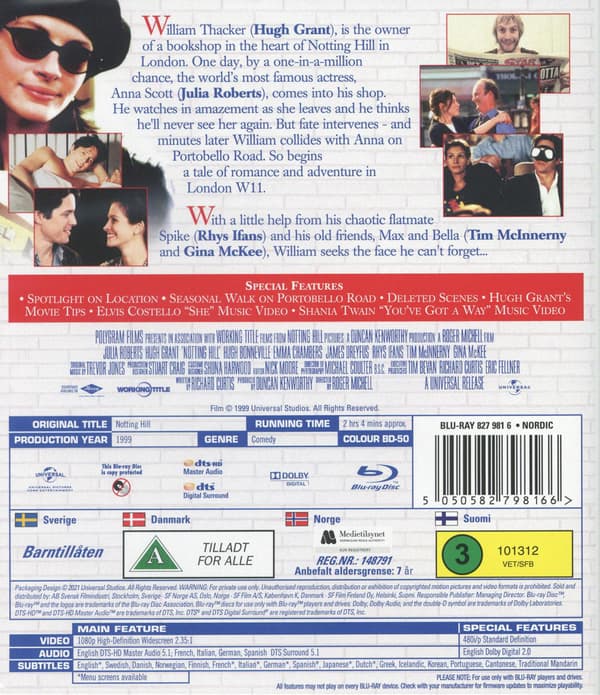 Notting Hill (1999) (Blu-Ray)