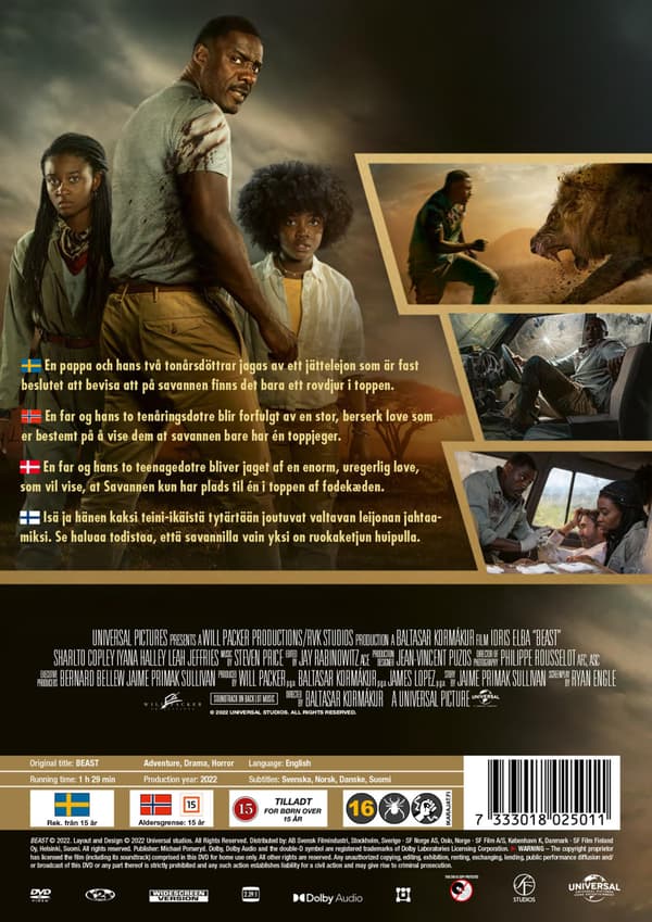 Beast (2022) (DVD)
