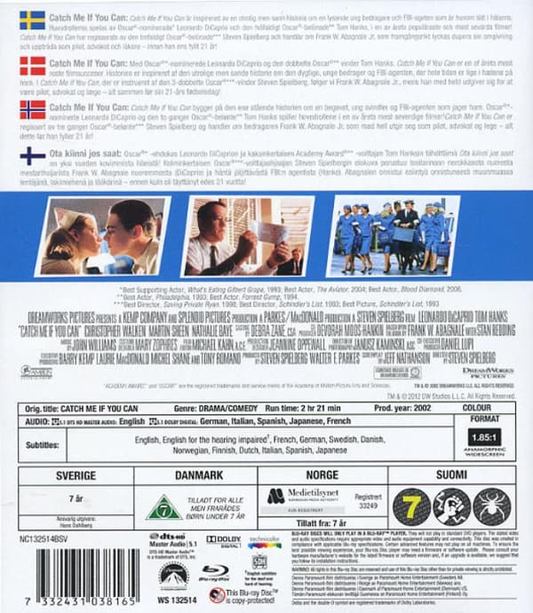 Catch Me If You Can (2002) (Blu-Ray)