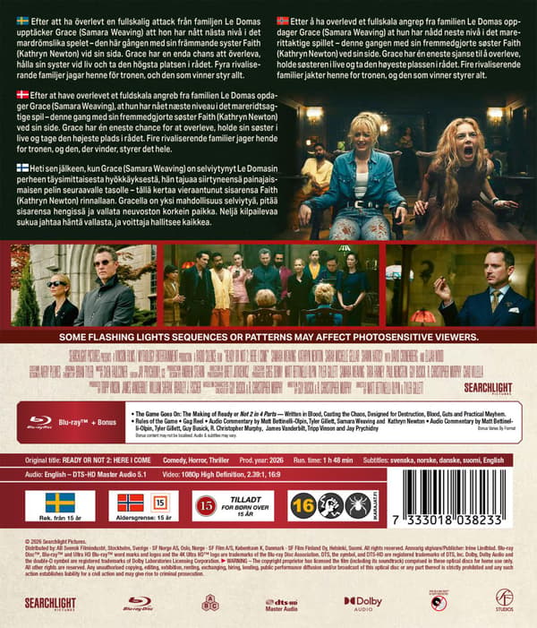 Ready or Not 2: Here I Come (2026) (Blu-Ray)