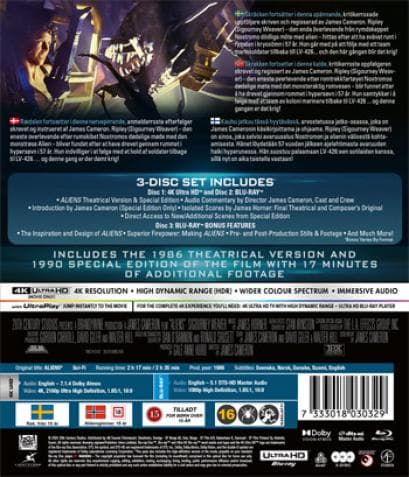 Alien 2: Aliens (1986) (4K UHD)