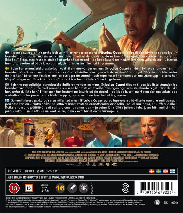 The Surfer (2024) Blu-Ray (svensk text)