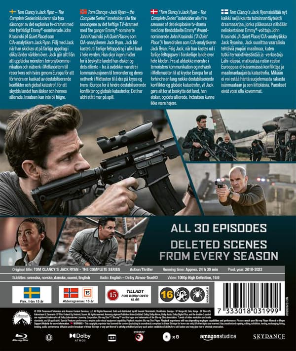 Jack Ryan The Complete Series (2018-2023) (Blu-Ray)