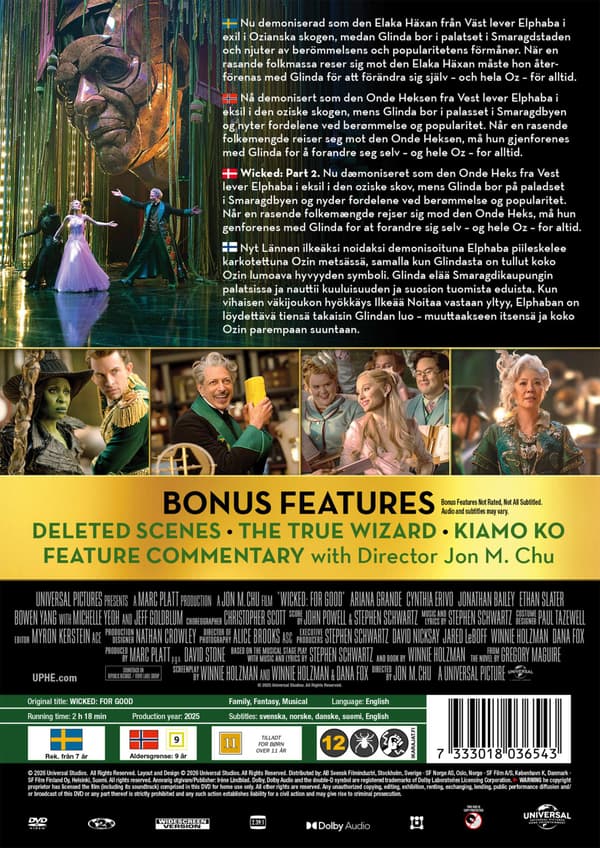 Wicked - Part 2: For Good (2025) (DVD)