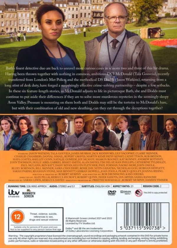 McDonald & Dodds Seasons 2 & 3 (2021-2022) (DVD)