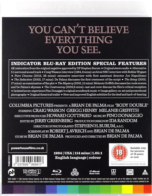 Body Double (1984) (Blu-Ray)