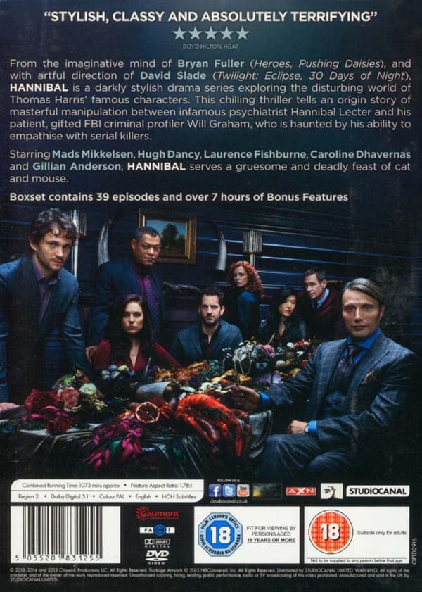 Hannibal  The Complete Series (2013-2015) (DVD)