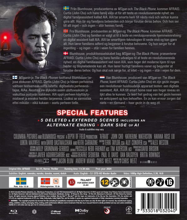 Afraid (2024) (Blu-Ray)