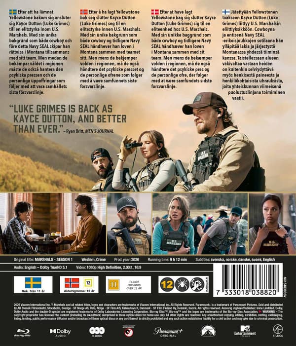 Marshals Season 1 (2026) (Blu-Ray)