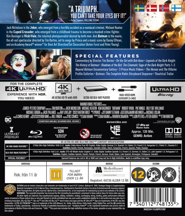 Batman (1989) (4K UHD)