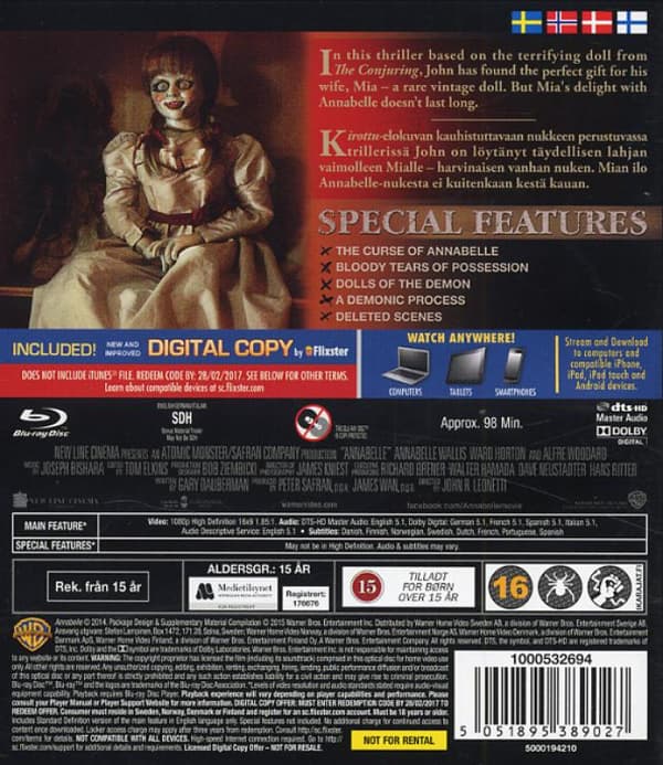 Annabelle 1 (2014) (Blu-Ray)