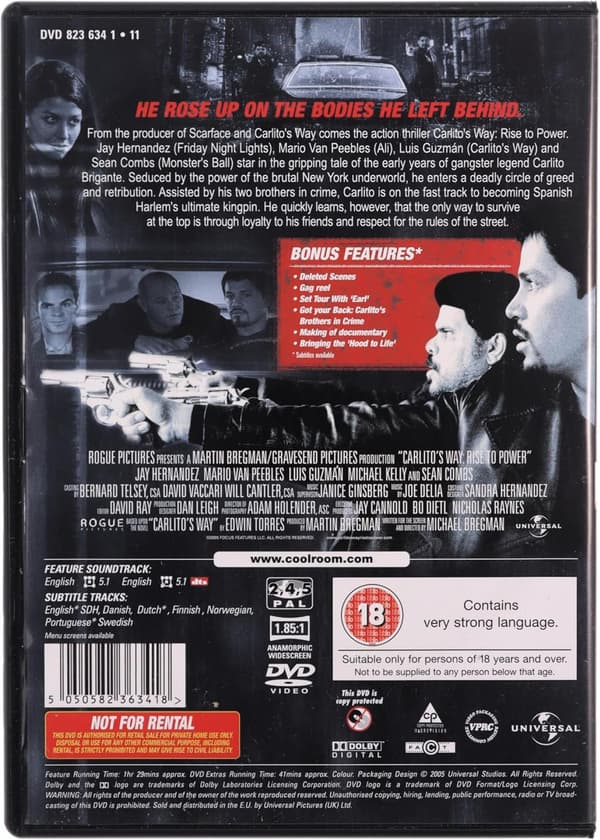 Carlitos Way: Rise to Power (2005) (DVD)