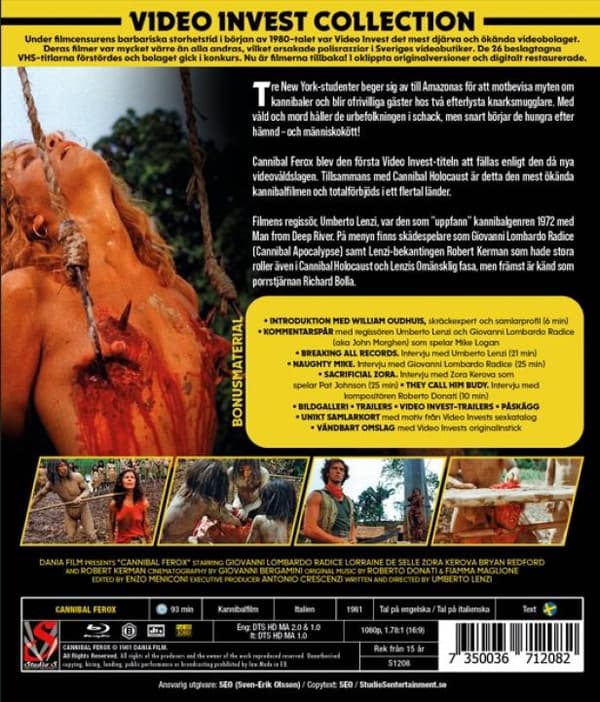 Cannibal Ferox (1981) (Blu-Ray)