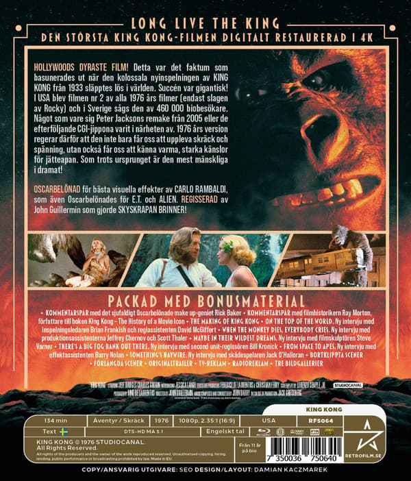 King Kong (1976) (Blu-Ray)