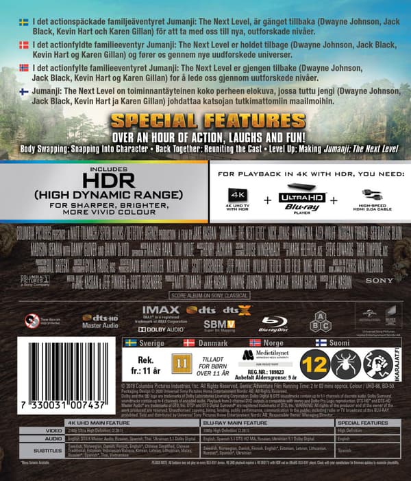 Jumanji: The Next Level (2019) (4K UHD)