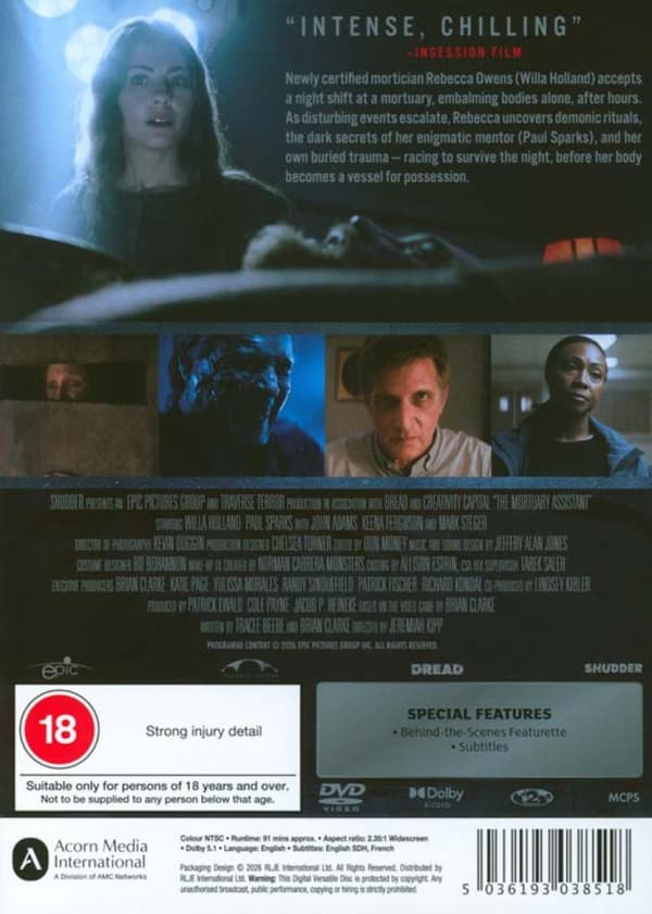 The Mortuary Assistant (2026) (DVD)