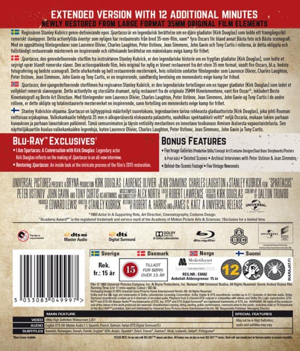 Spartacus (1960) (Blu-Ray)