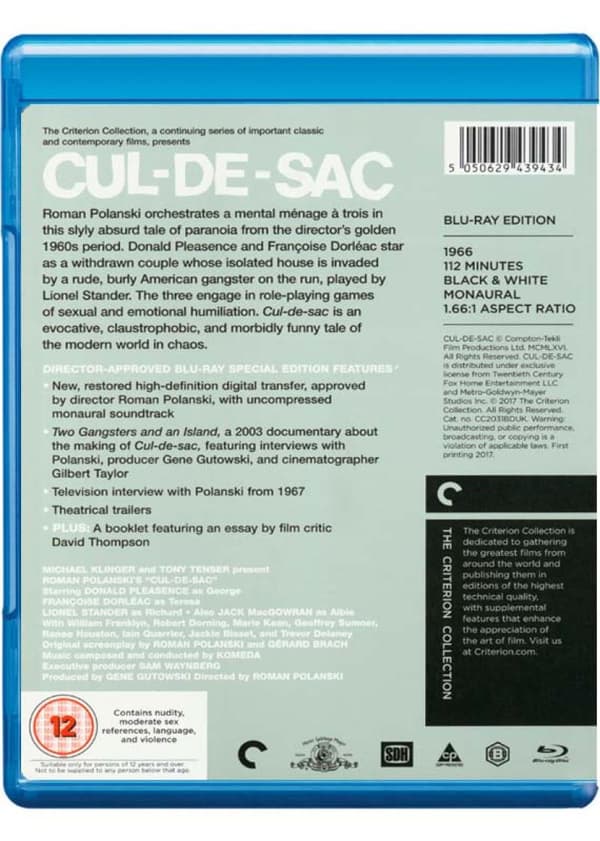 Cul-De-Sac (1966) (Blu-Ray)