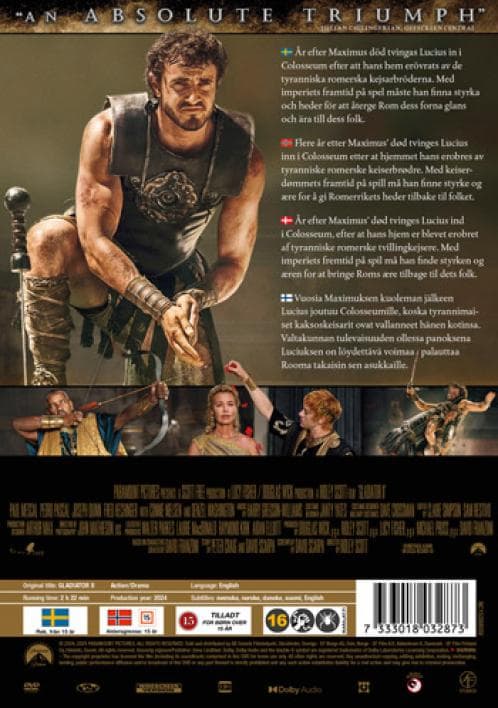Gladiator II (2024) (DVD)