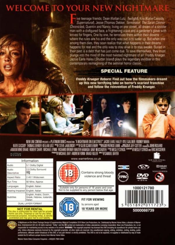 A Nightmare On Elm Street (2010) (DVD)