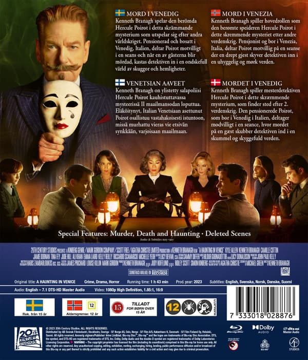 A Haunting In Venice (2023) (Blu-Ray)