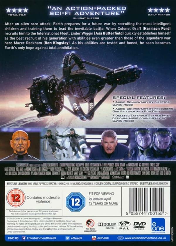 Enders Game (2013) (DVD)