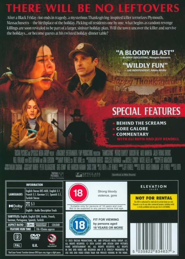 Thanksgiving (2023) (DVD)