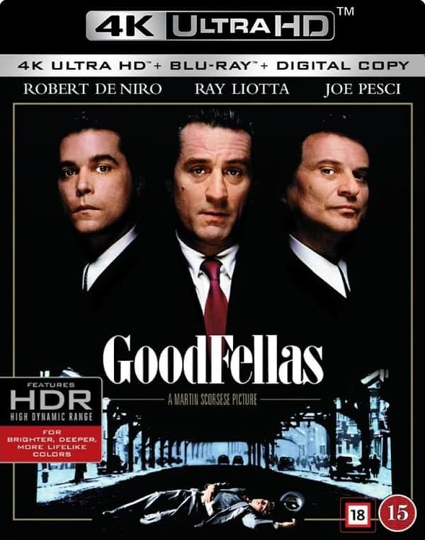 Goodfellas (1990) 4K UHD + Blu-Ray (svensk text)