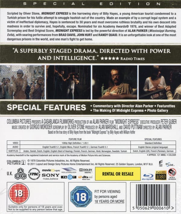 Midnight Express (1978) (Blu-Ray)