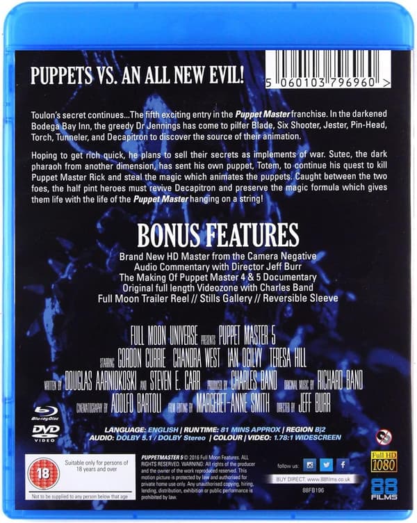 Puppet Master 5 (1994) (Blu-Ray)