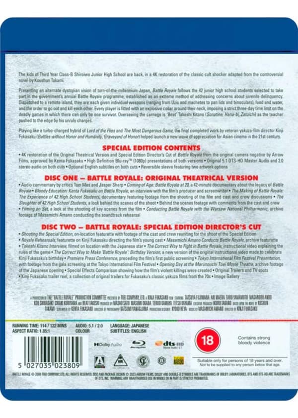 Battle Royale (2000) (Blu-Ray)