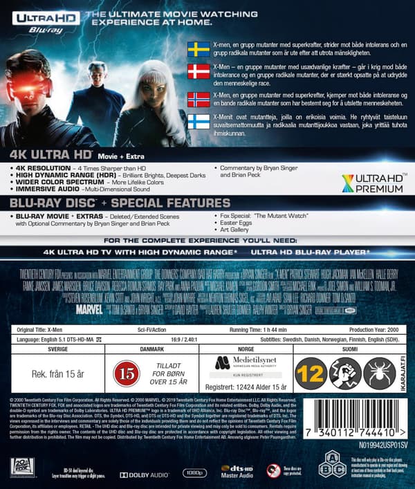 X-Men 1 (2000) (4K UHD)