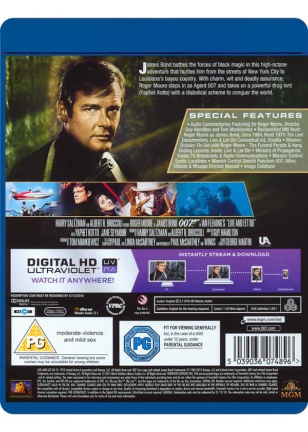 Live and Let Die (1973) (Blu-Ray)