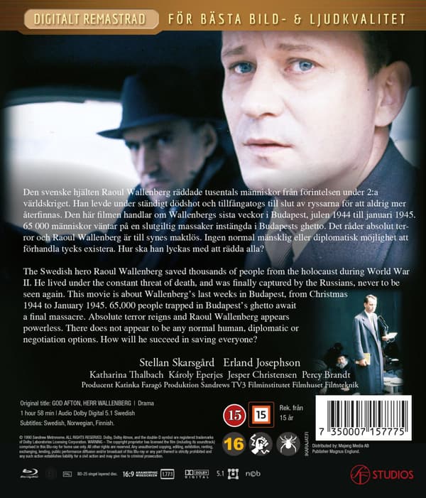God Afton, Herr Wallenberg (1990) (Blu-Ray)