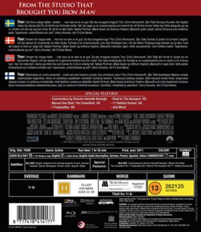 Thor 1 (2011) (Blu-Ray)