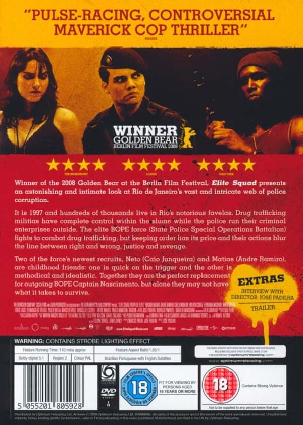 Elite Squad (2007) Tropa de Elite (DVD)
