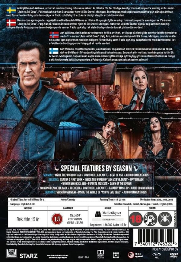 Ash vs Evil Dead The Complete Series (2015-2018) (DVD)