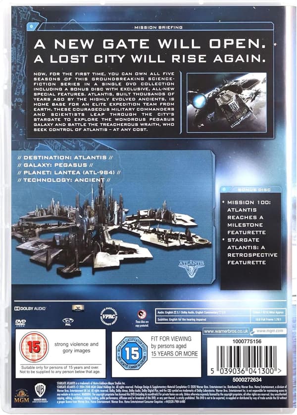 Stargate: Atlantis The Complete Series (2004-2009) (DVD)
