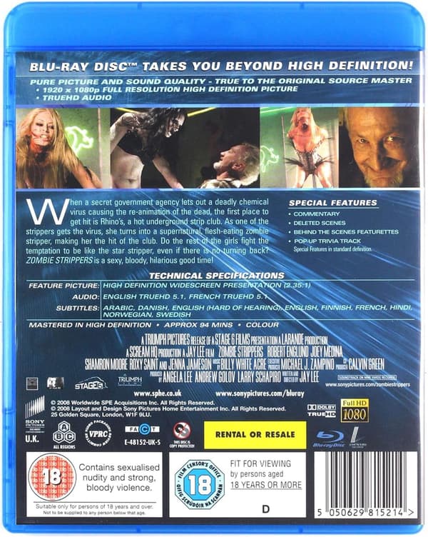 Zombie Strippers (2008) (Blu-Ray)