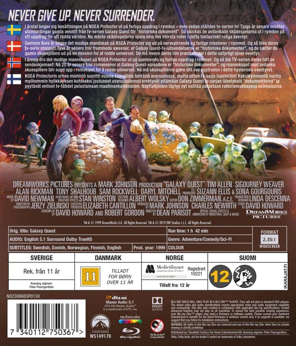 Galaxy Quest (1999) (Blu-Ray)