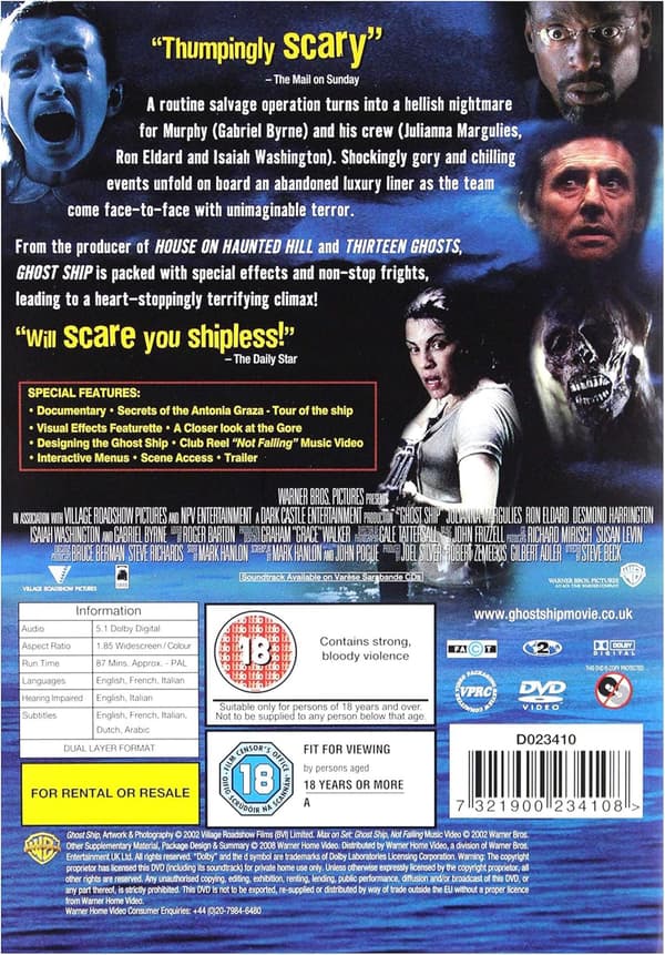 Ghost Ship (2002) (DVD)