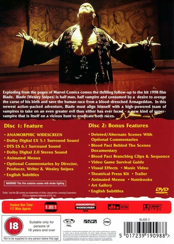 Blade II (2002) (DVD)