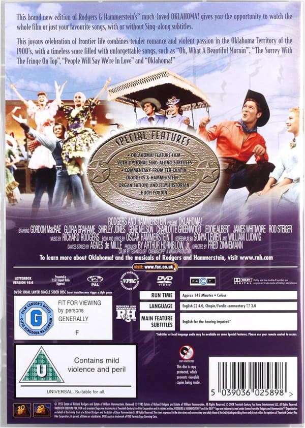 Oklahoma! (1955) (DVD)