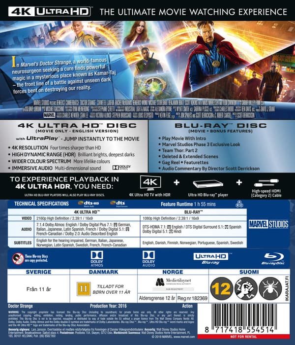 Doctor Strange (2016) (4K UHD)