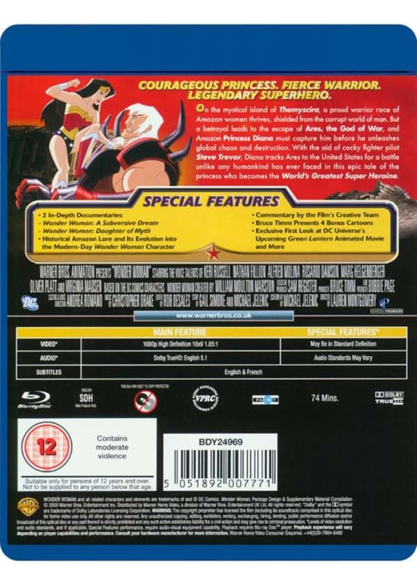 Wonder Woman (2009) (Blu-Ray)