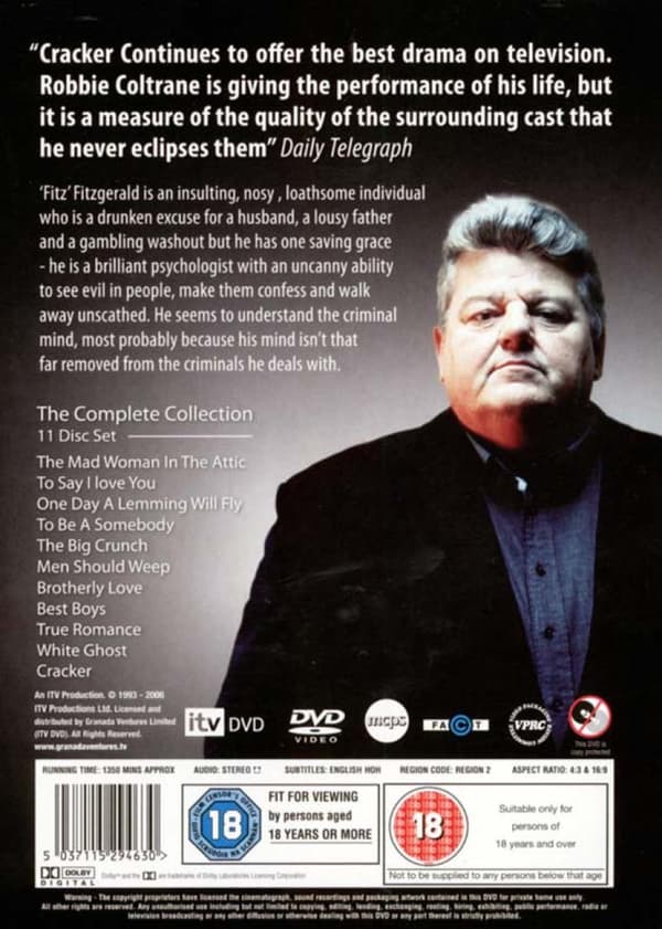 Cracker The Complete Series (1993-1996) (DVD)
